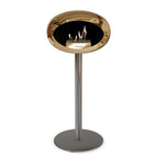 6 cm polished steel / polished steel / rose gold burner