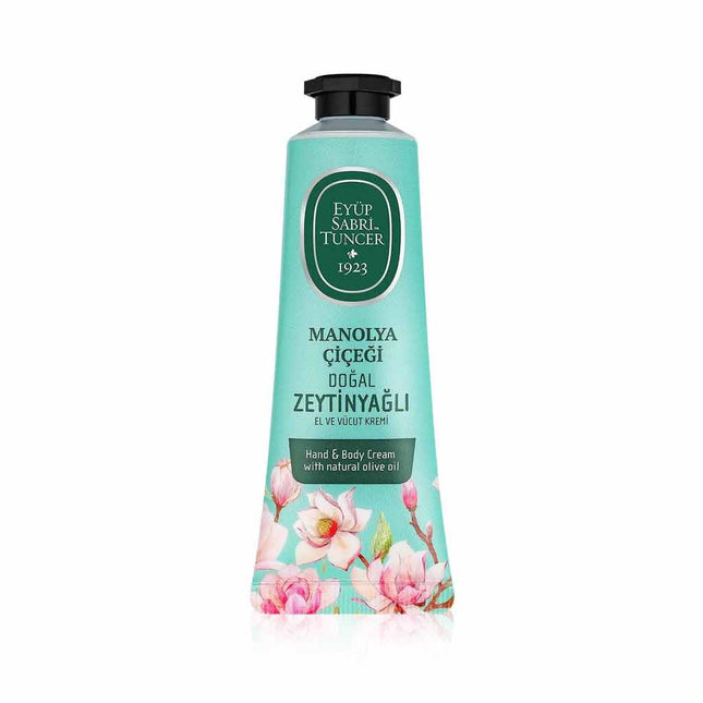 Magnolia Flower Olive Oil Hand & Body Cream – 50 ml | Elegant Hydration & Floral Softness