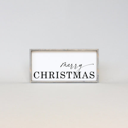Merry Christmas Wood Sign