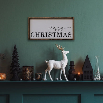 Merry Christmas Wood Sign