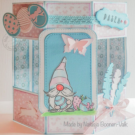 Nellie's Cuties Clear Stamp Easter Gnome 60x55mm