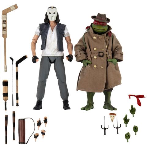 Neca Teenage Mutant Ninja Turtles Casey Jones & Raphael (In Disguise) (Subpar Packaging)