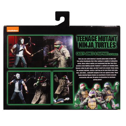 Neca Teenage Mutant Ninja Turtles Casey Jones & Raphael (In Disguise) (Subpar Packaging)