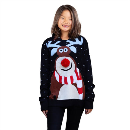 Nosy Reindeer Christmas Sweater
