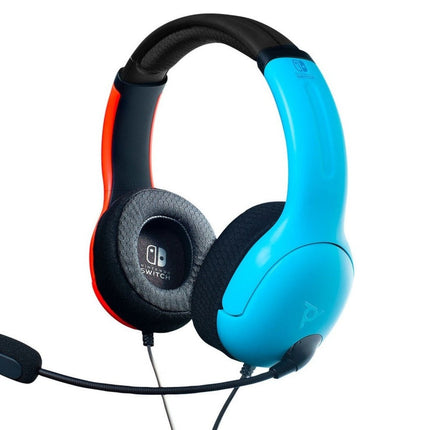 Casque de jeu LVL40 de PDP pour Switch - Bleu/Rouge