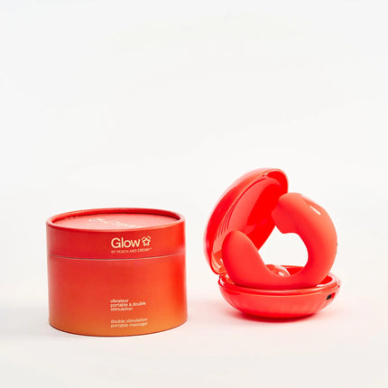 dual stimulation vibrator - glow
