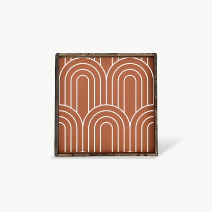 Rainbow Pattern Wood Sign