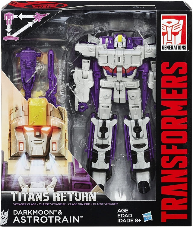 Transformers Titans Return Voyager  Darkmoon & Astrotrain