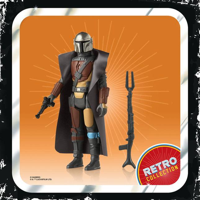 Star Wars Retro Collection The Mandalorian Toy 3.75-Inch-Scale Collectible Action Figure