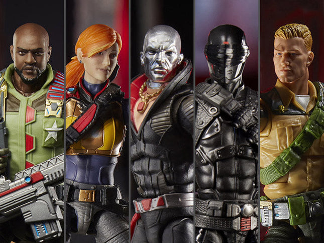 G.I. Joe Classified Series Wave 1 Set of 5 Figures