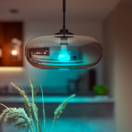 Ampoule intelligente Philips - ambiance blanche et colorée - 100 W (A21-E26)