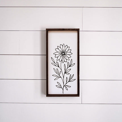 Sunflower Wood Sign