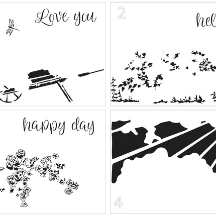 The Crafters Workshop A2 Layered Happy Wheelbarrow