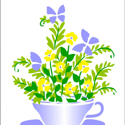 The Crafters Workshop Layered Cup of Tea