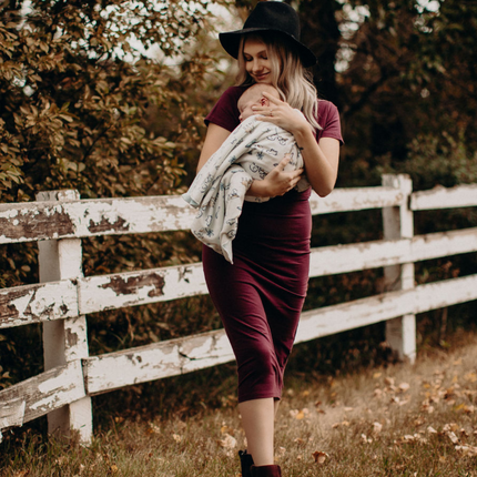 Terri Tee Shirt Maternity and Nursing Dress