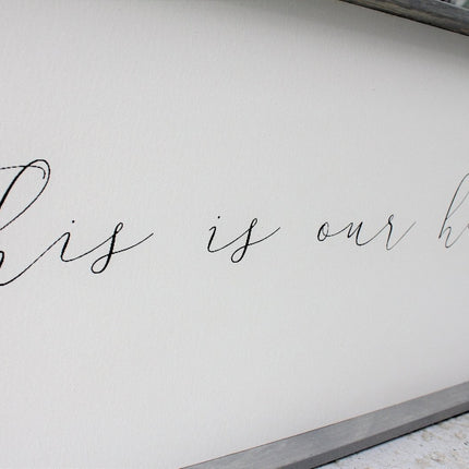 This Is Our Happy Place Wood Sign