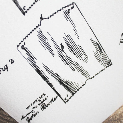 Toilet Paper Patent Wood Sign