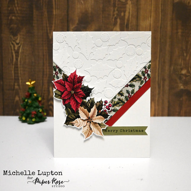 Christmas Holly Cut Aparts Paper Pack 35166