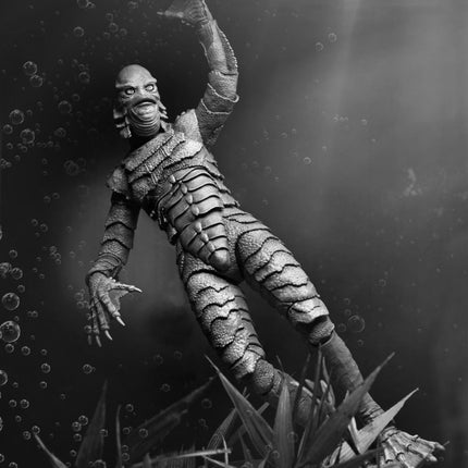 Universal Monsters -  Ultimate Creature from the Black Lagoon Figure - B&W