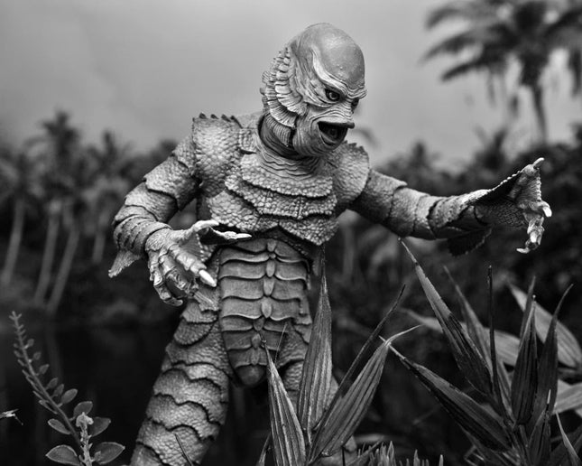 Universal Monsters -  Ultimate Creature from the Black Lagoon Figure - B&W