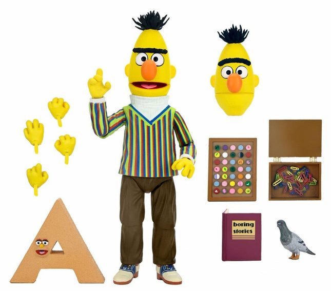 Sesame Street - 7” Scale Action Figure - Ultimate Bert (Sub-Par Packaging)