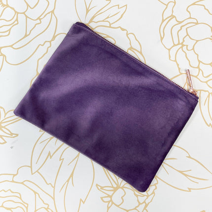 Velvet Make Up Cases - 4 colour options