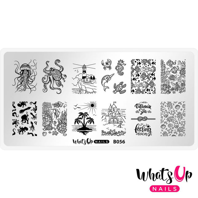 Whats Up - Coasting to the Sea Stamping Plate