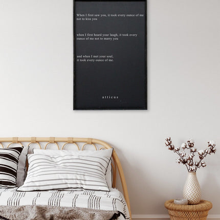 When I First Saw You ...  Wood Sign