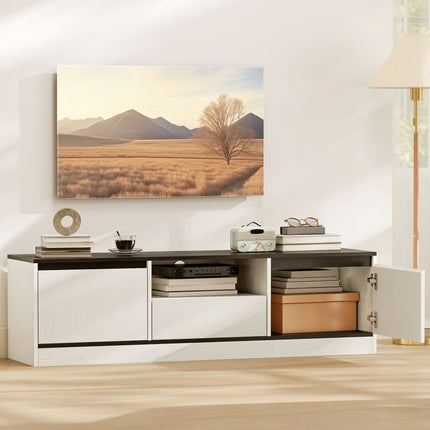 Palmer TV Stand for 55-65 Inch TVs-White