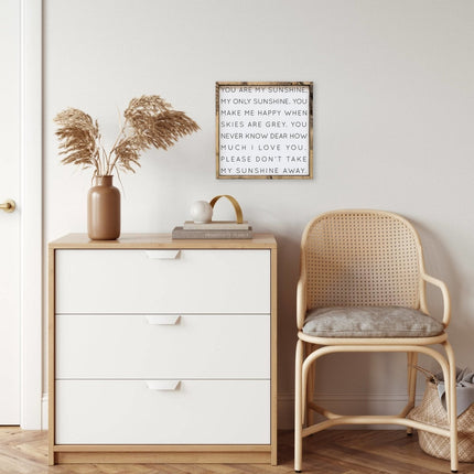 You Are My Sunshine Wood Sign