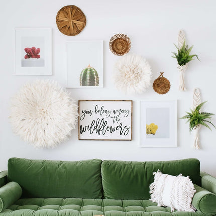 You Belong Among The Wildflowers Wood Sign